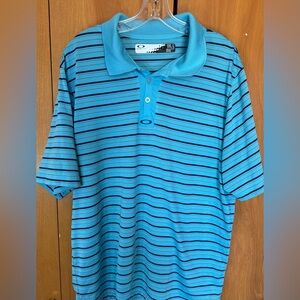 Men’s Oakley Striped Golf Polo Size XL